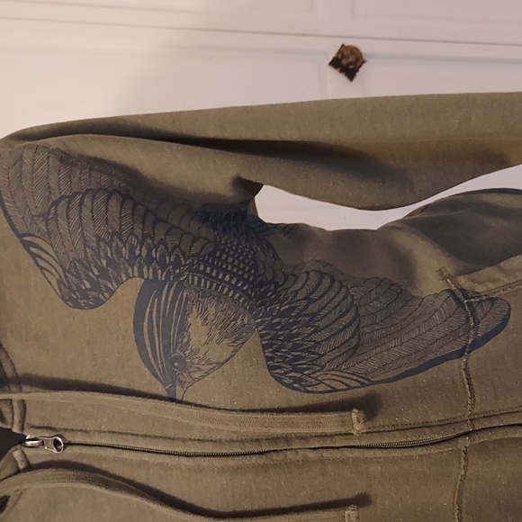 Mossimo Green Sweatshirt And Black White Sweatshirt Hoody Bundle Of 2 - Picture 2 of 10